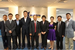 Harry Yu,  Ares chairman and CEO (center) and SISPARK delegates recently met for business  opportunities.