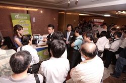 Ares displayed  tablet applications at the event.