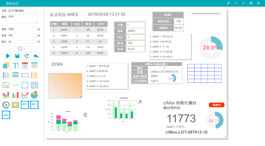 Drag-and-drop kanban design — freely arrange and configure base components