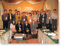 泰國 NECTEC 代表、CA 業者與台灣代表團於 Roundtable Meeting 後合影