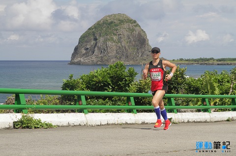 蔡經理參加 2016 蘭嶼馬拉松，享受大自然