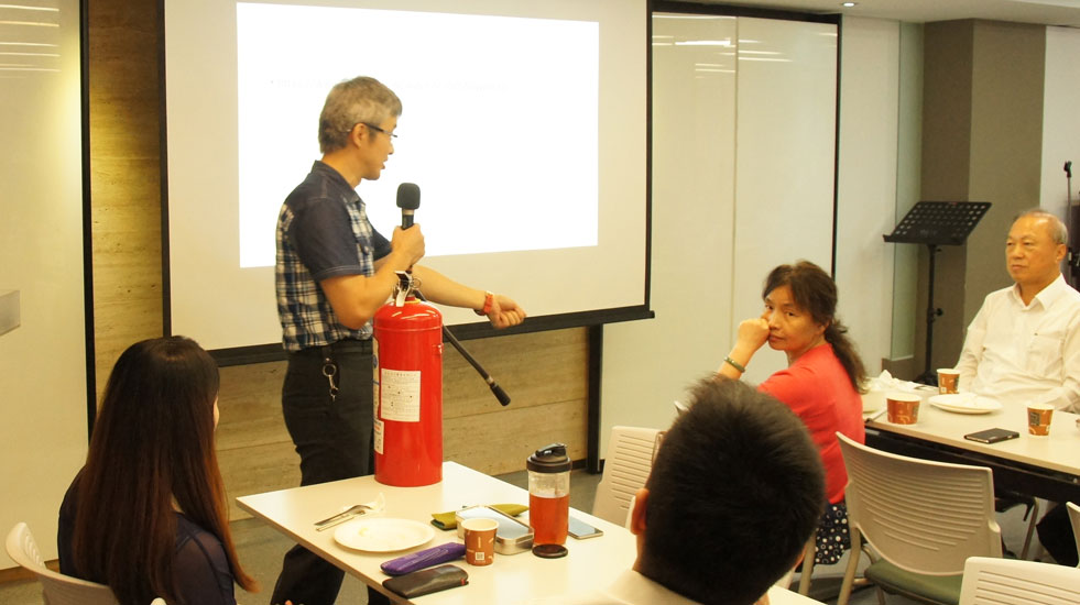 資通電腦宣導與演練大樓消防安全措施